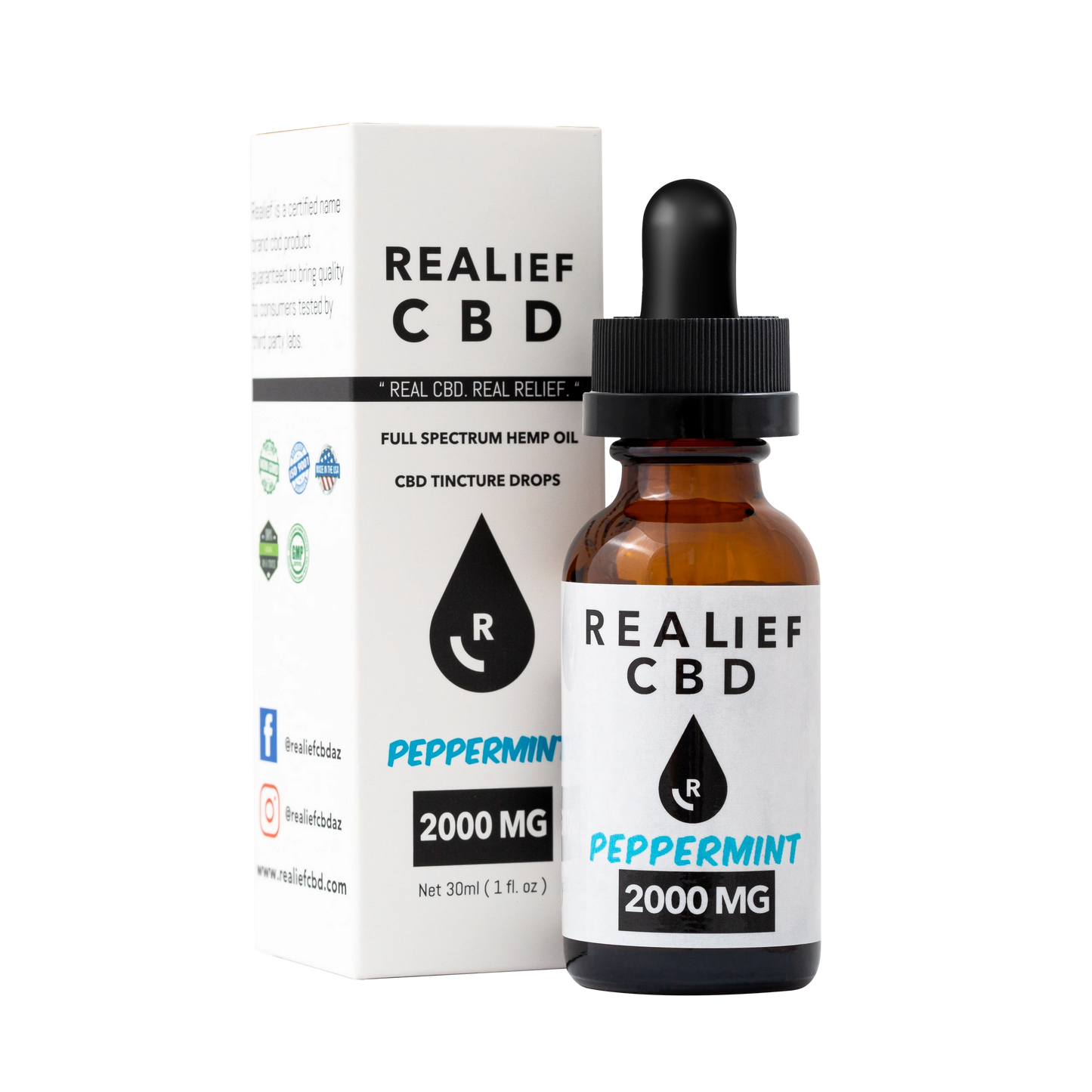 Full Spectrum Peppermint Cbd Oil Tincture 30ml