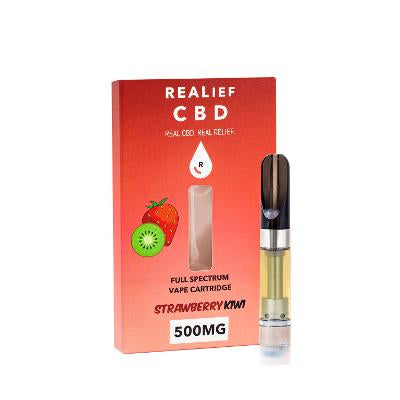 Full Spectrum Strawberry Kiwi Vape Cartridge 500mg’s of Cbd 1ml/1gram