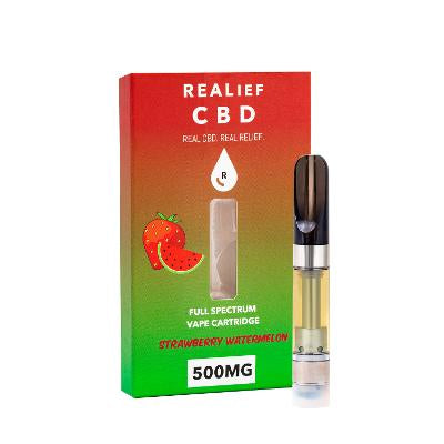 Full Spectrum Strawberry Watermelon Vape Cartridge 500mg’s of Cbd 1ml/1gram