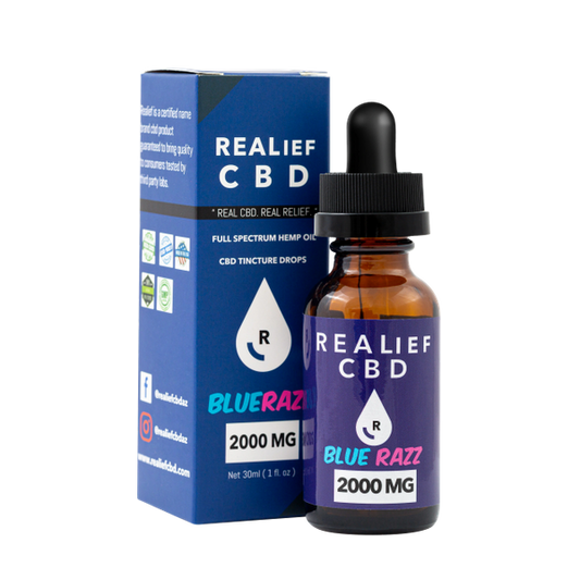 Full Spectrum Bluerazz Cbd Oil Tincture 30ml