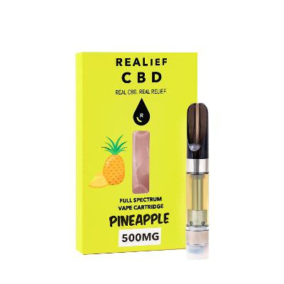 Full Spectrum Pineapple Vape Cartridge 500mg’s of Cbd 1ml/1gram