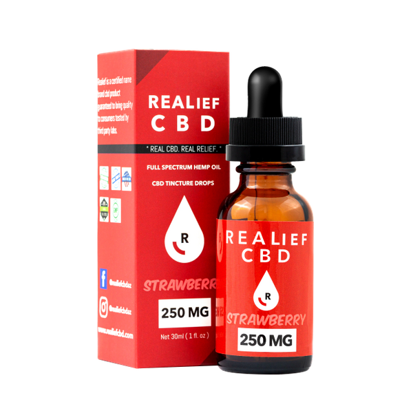 Full Spectrum Strawberry Cbd Oil Tincture 30ml