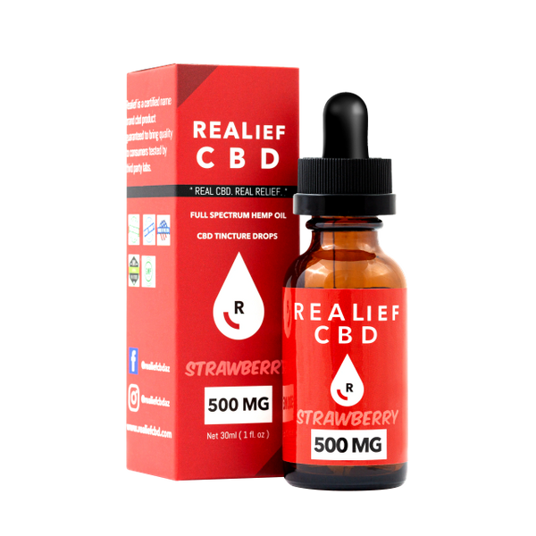 Full Spectrum Strawberry Cbd Oil Tincture 30ml