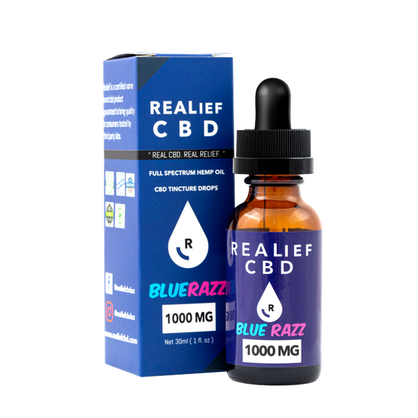 Full Spectrum Bluerazz Cbd Oil Tincture 30ml