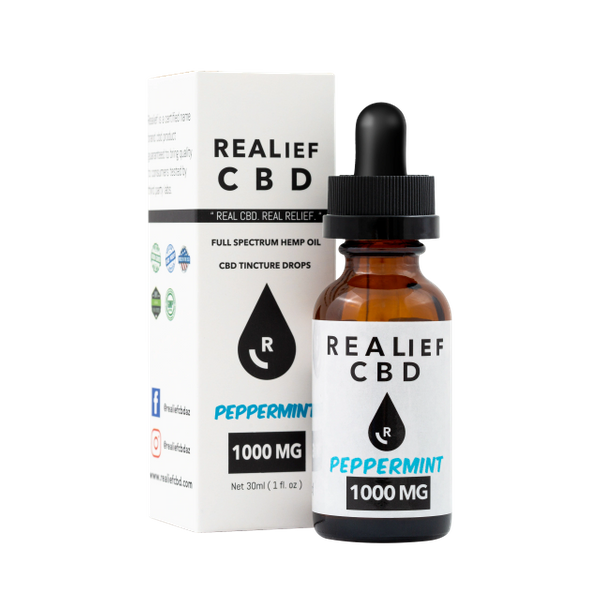 Full Spectrum Peppermint Cbd Oil Tincture 30ml