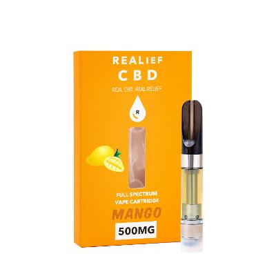 Full Spectrum Mango Vape Cartridge 500mg’s of Cbd 1ml/1gram