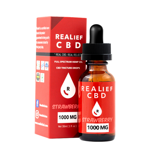 Full Spectrum Strawberry Cbd Oil Tincture 30ml