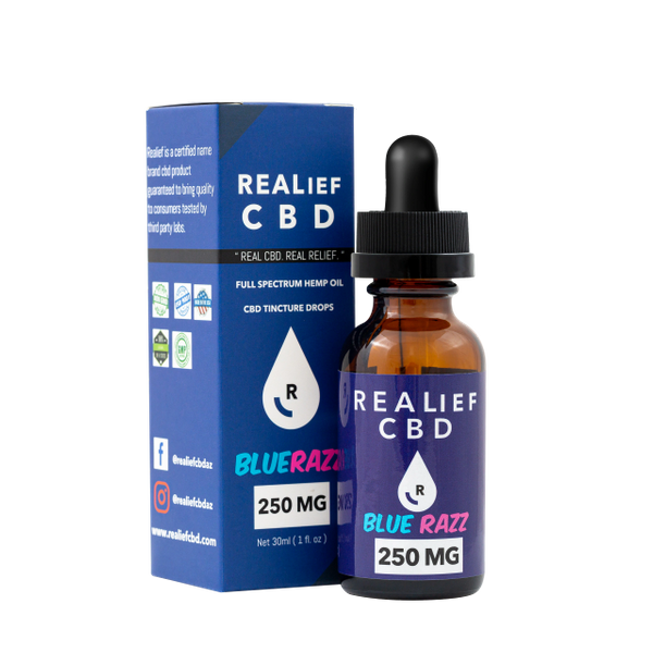 Full Spectrum Bluerazz Cbd Oil Tincture 30ml