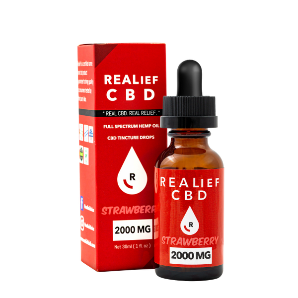 Full Spectrum Strawberry Cbd Oil Tincture 30ml