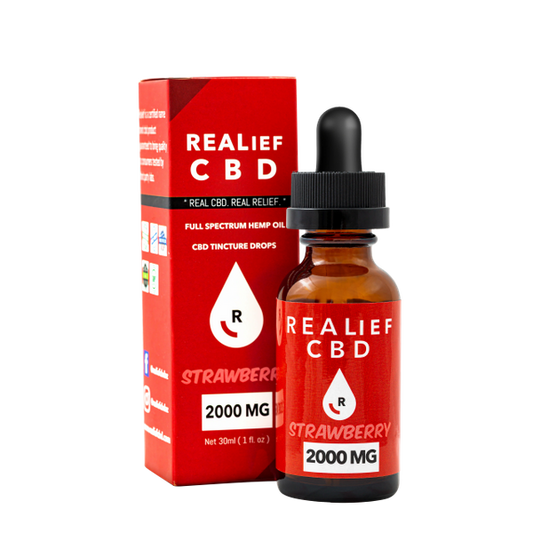 Full Spectrum Strawberry Cbd Oil Tincture 30ml